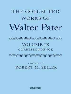 cover image of The Collected Works of Walter Pater, Volume IX